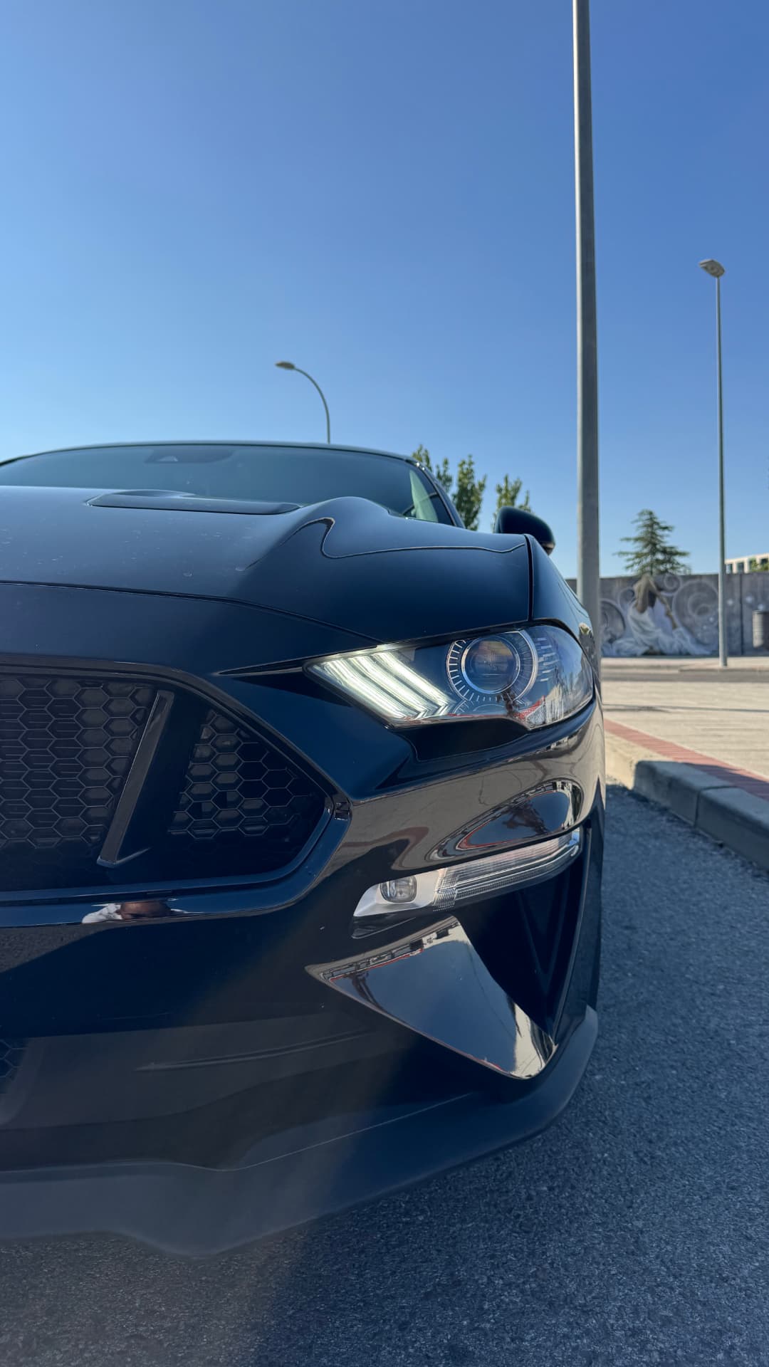 Ford Mustang GT 5.0 V8 2021 nacional en gestión de venta en Madrid — vista 3
